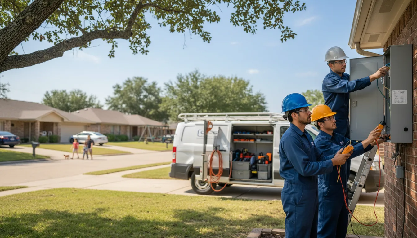 Certified electrician providing emergency electrical services in Nicollet, MN